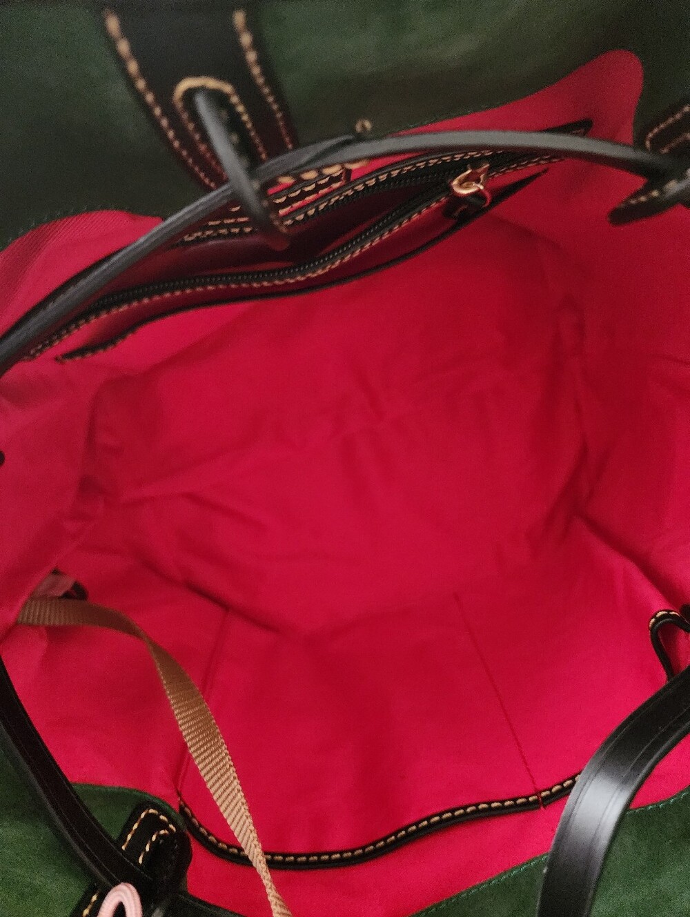 Dooney & Bourke Black Florentine Leather Buckley - Picture 7 of 8